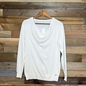 NWT Calvin Klein Cowl Neck Top